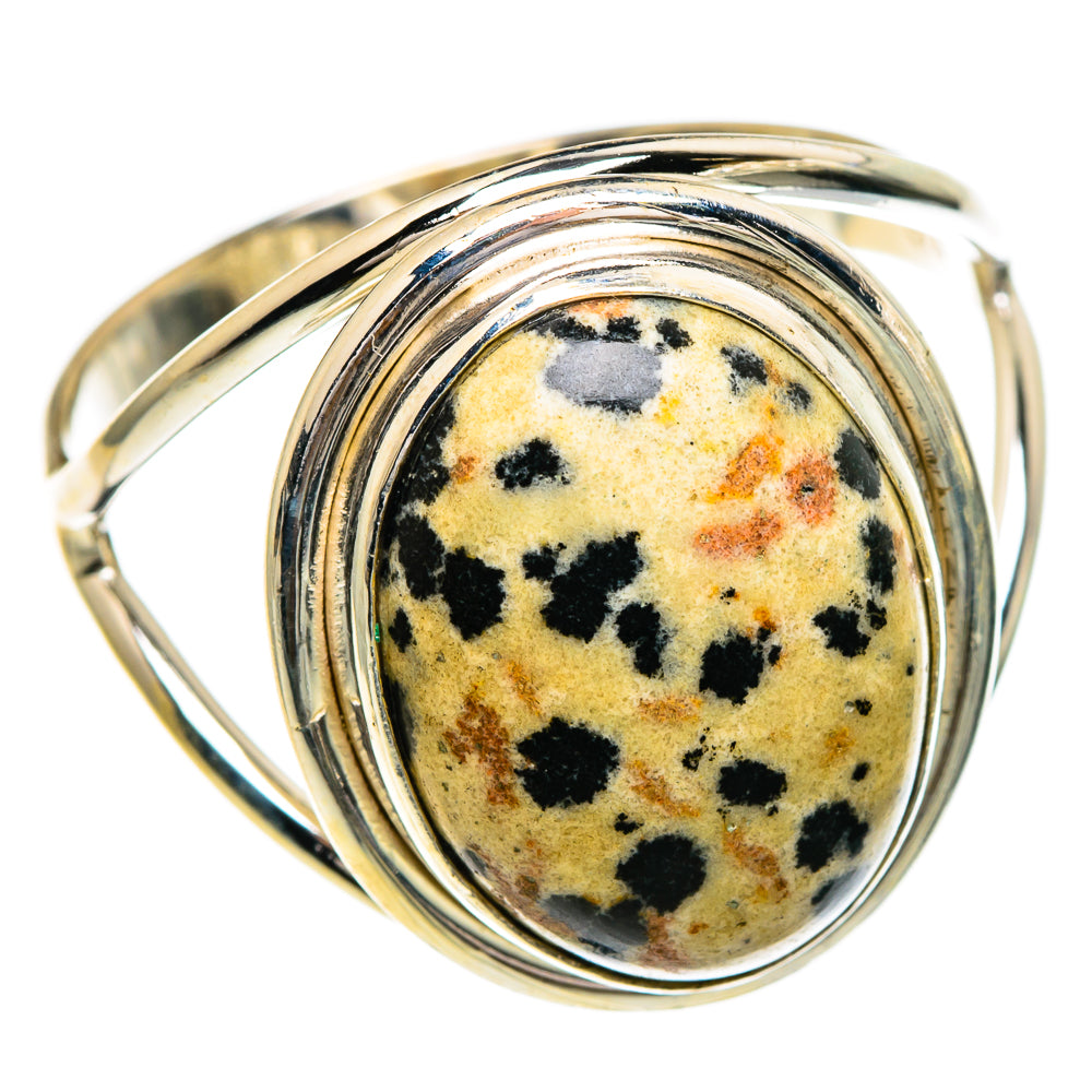Dalmatian Jasper Rings handcrafted by Anasilvercos - RING85881