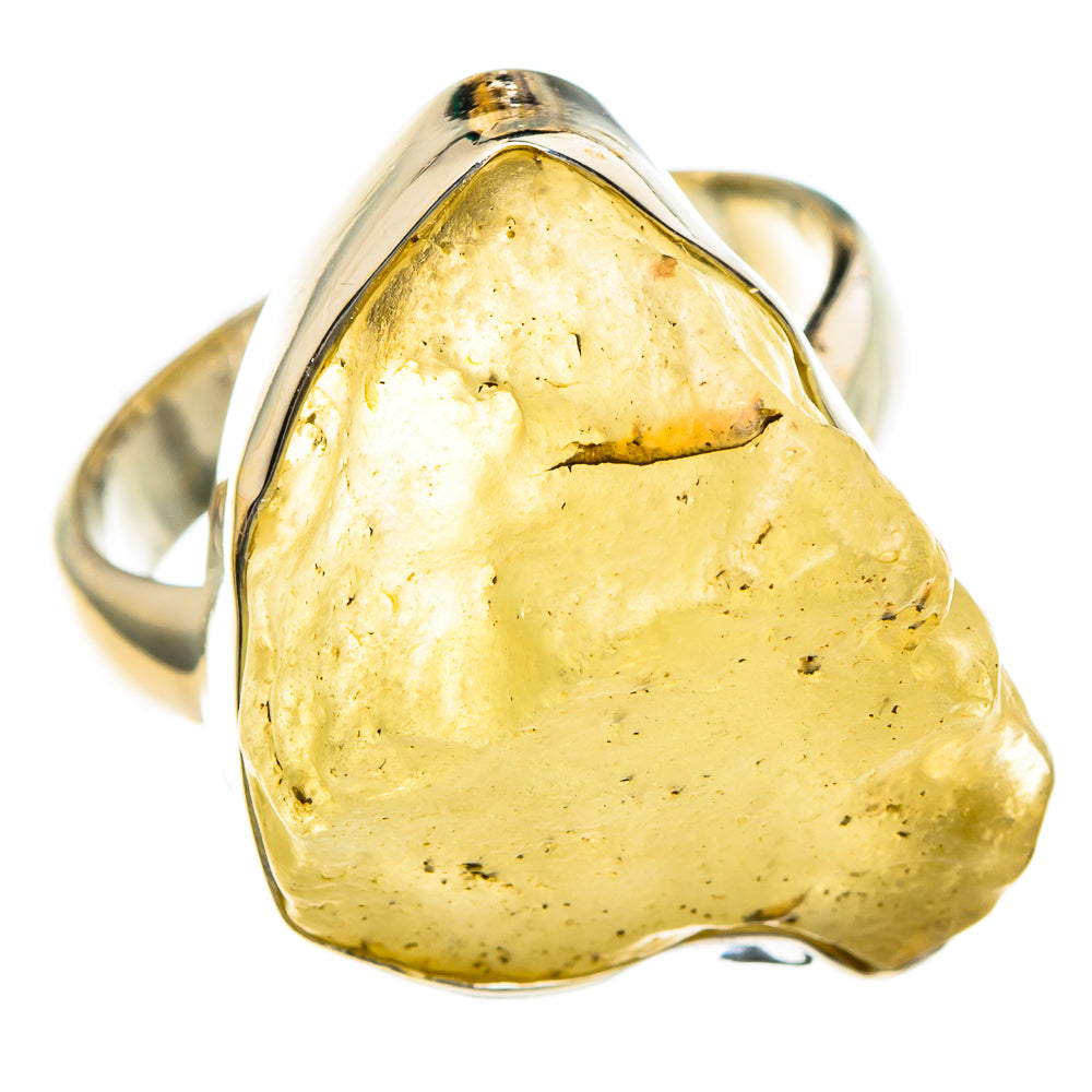 Libyan Desert Glass Rings handcrafted by Anasilvercos - RING85882