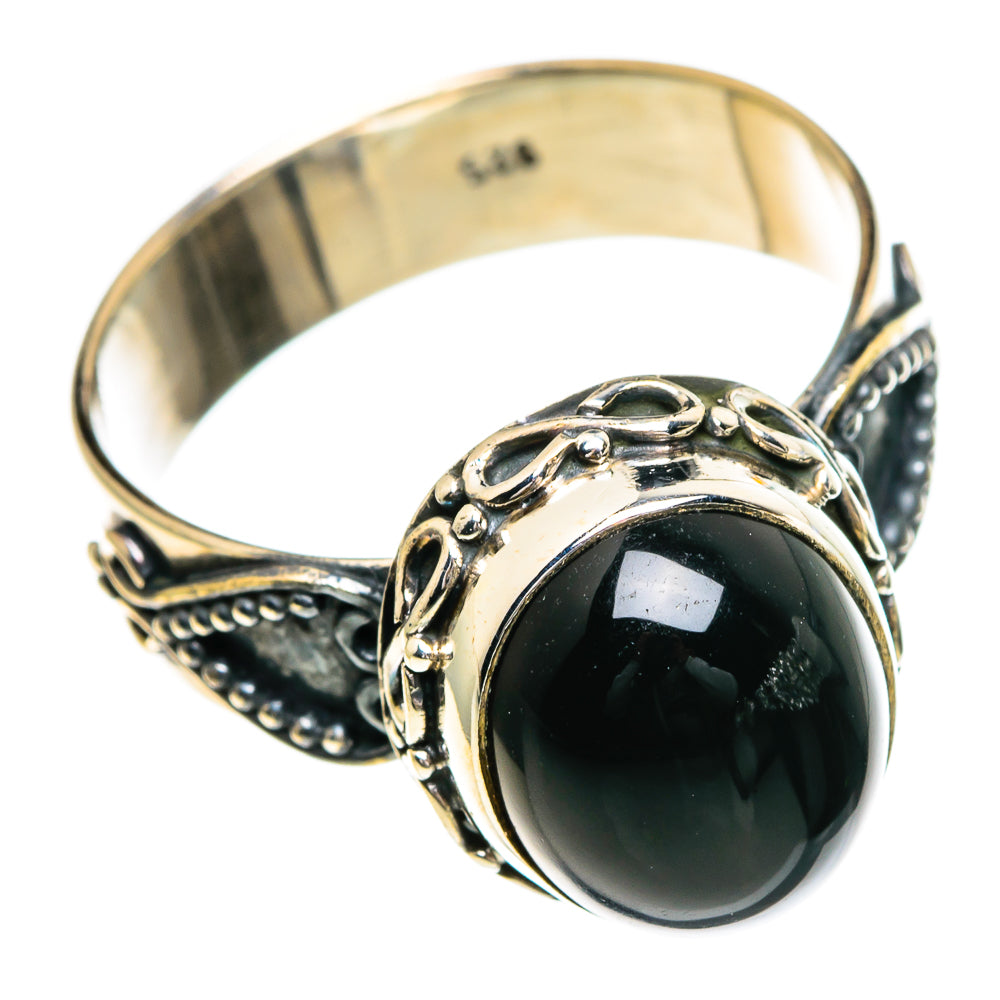 Black Onyx Rings handcrafted by Anasilvercos - RING85897