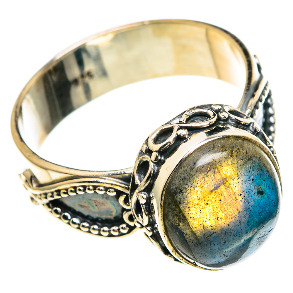Labradorite Rings handcrafted by Anasilvercos - RING85907