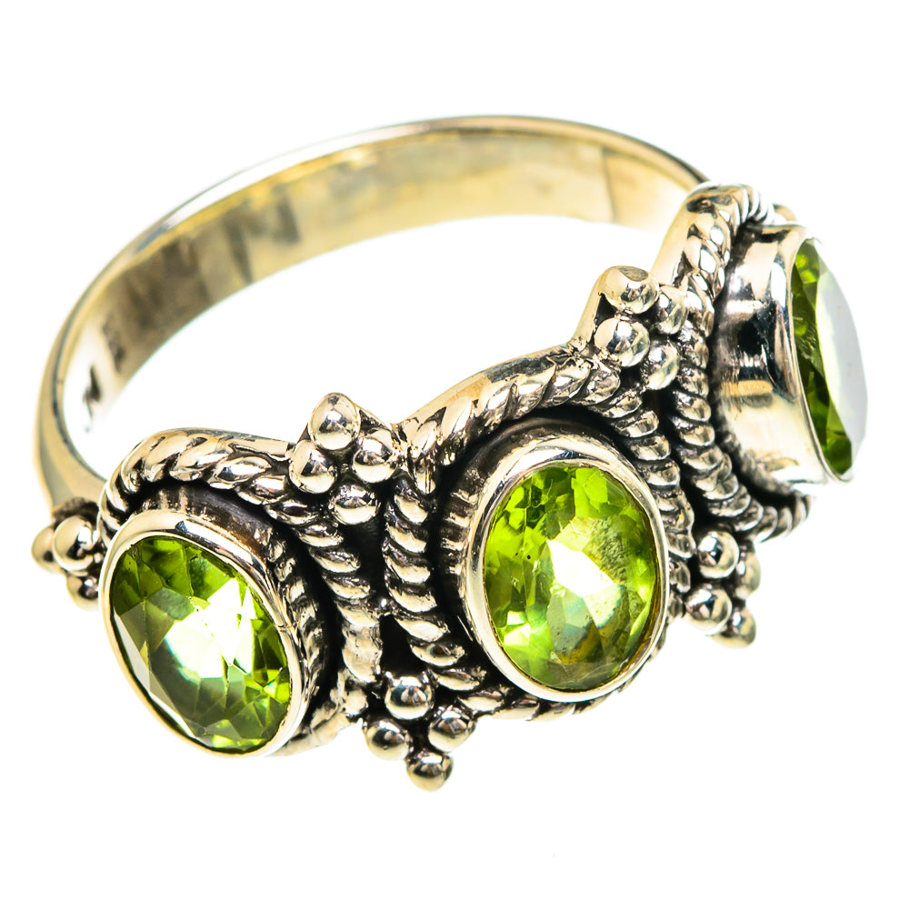 Peridot Rings handcrafted by Anasilvercos - RING85923