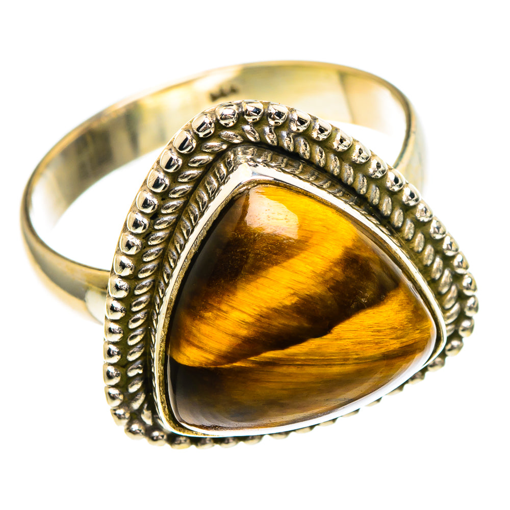 Tiger Eye Rings handcrafted by Anasilvercos - RING85927