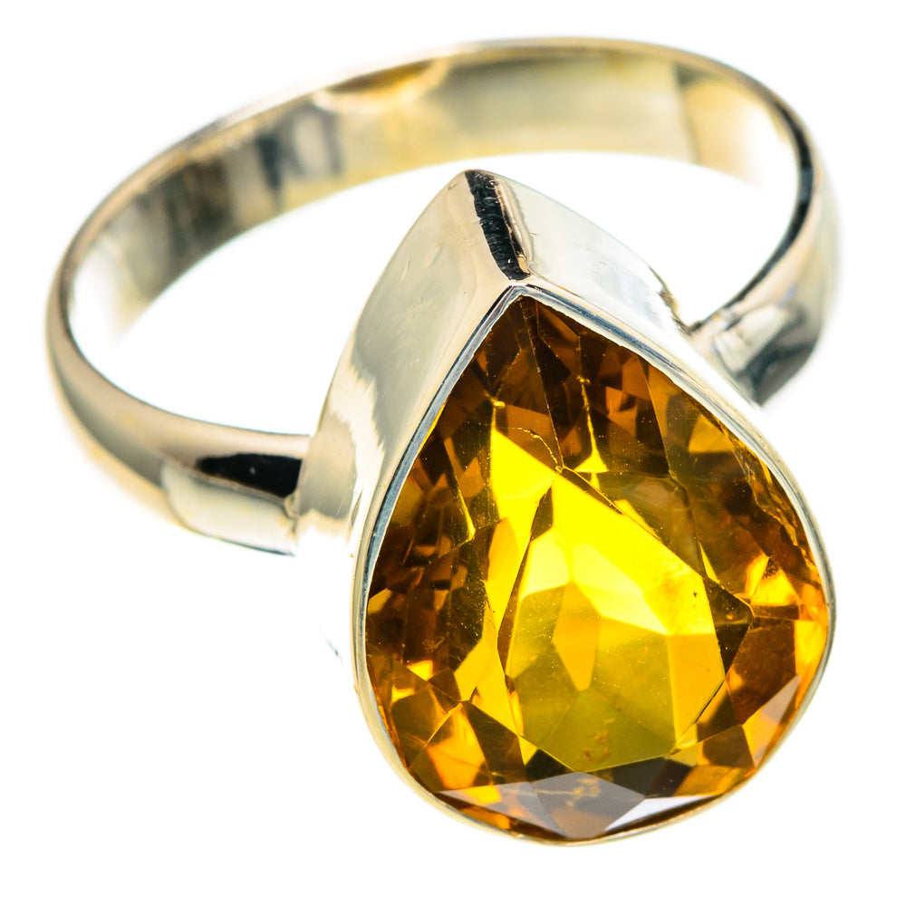 Mandarin Citrine Rings handcrafted by Anasilvercos - RING85932