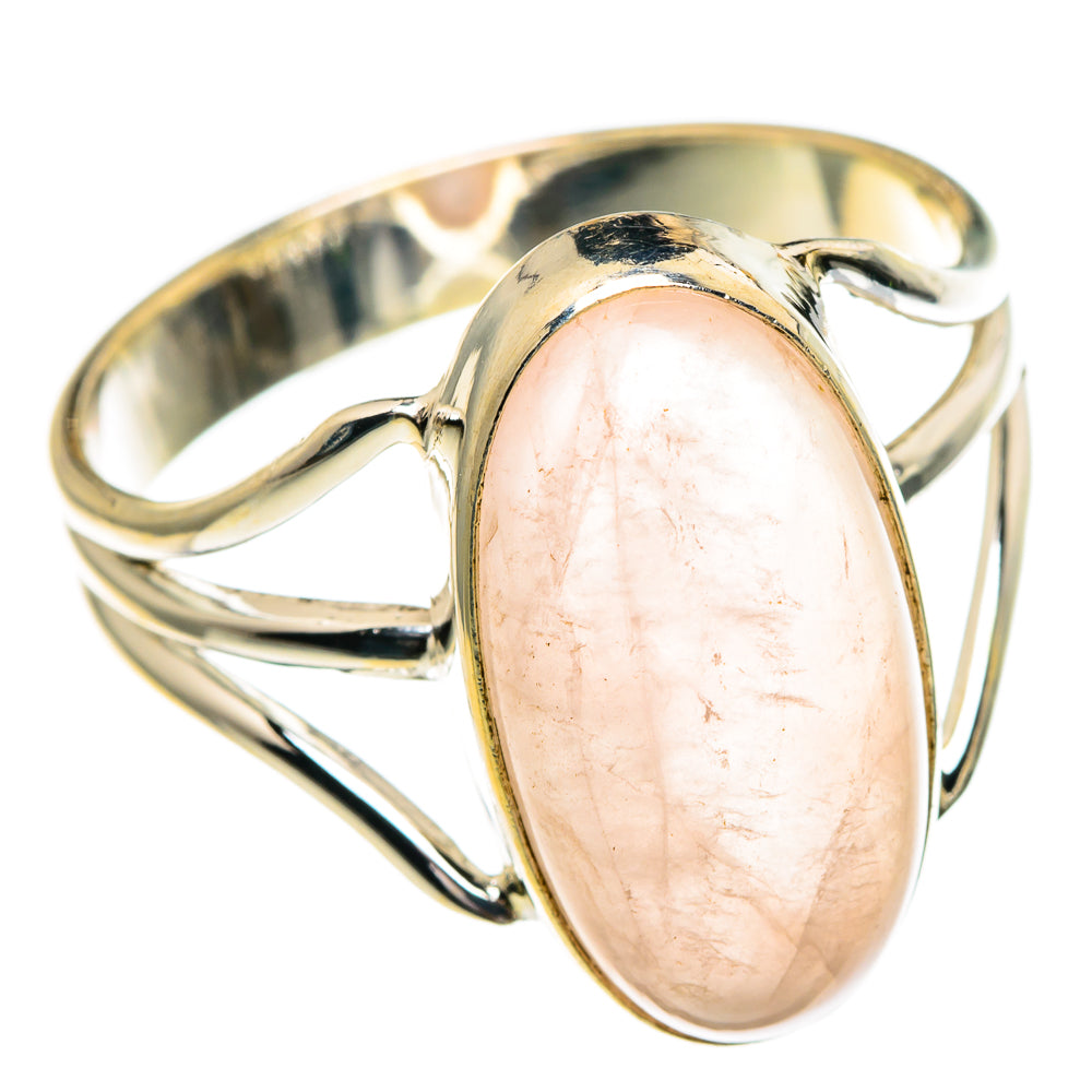 Rose Quartz Rings handcrafted by Anasilvercos - RING85938