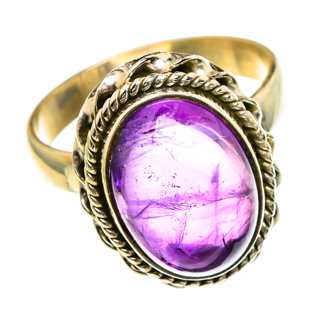 Amethyst Rings handcrafted by Anasilvercos - RING85943