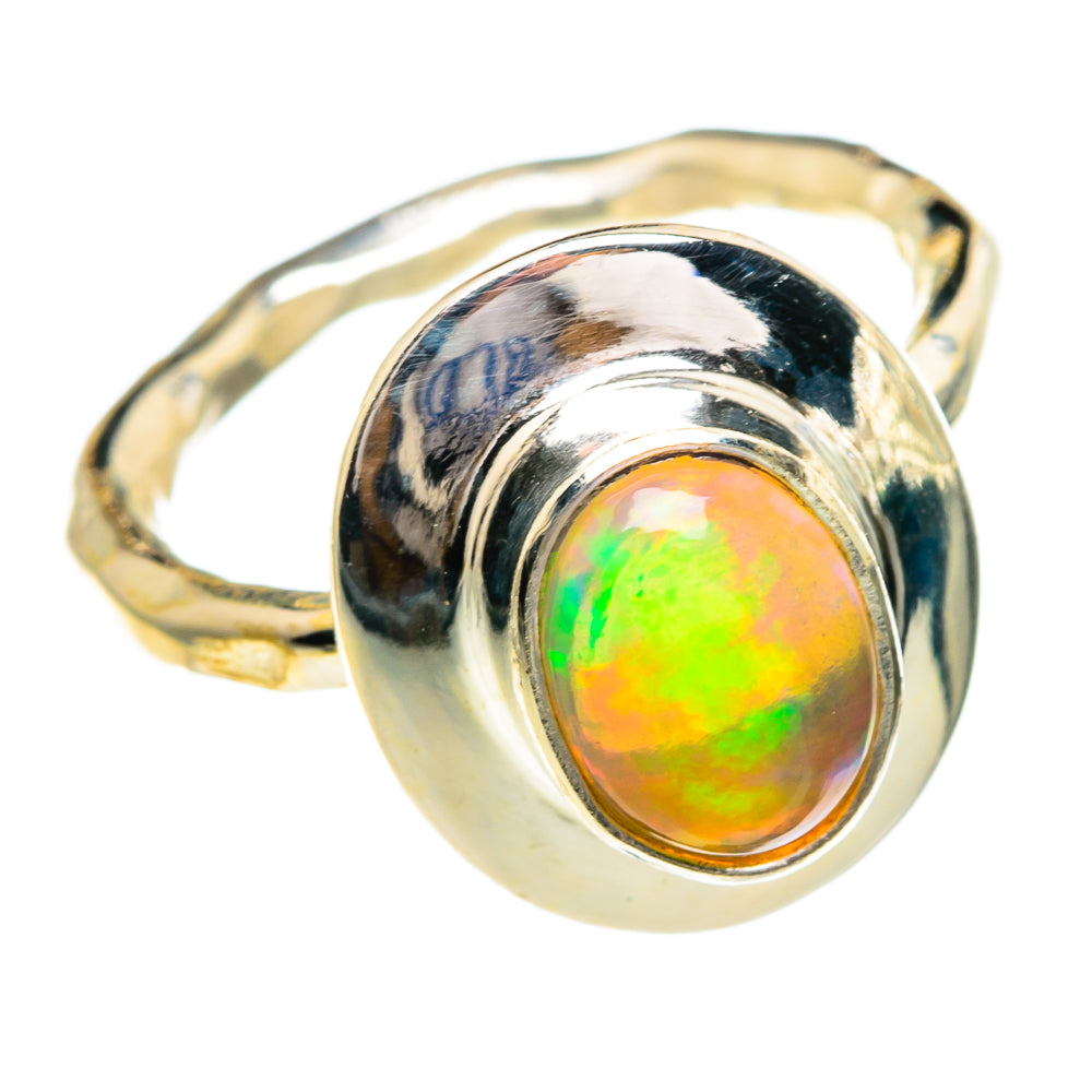 Ethiopian Opal Rings handcrafted by Anasilvercos - RING85953
