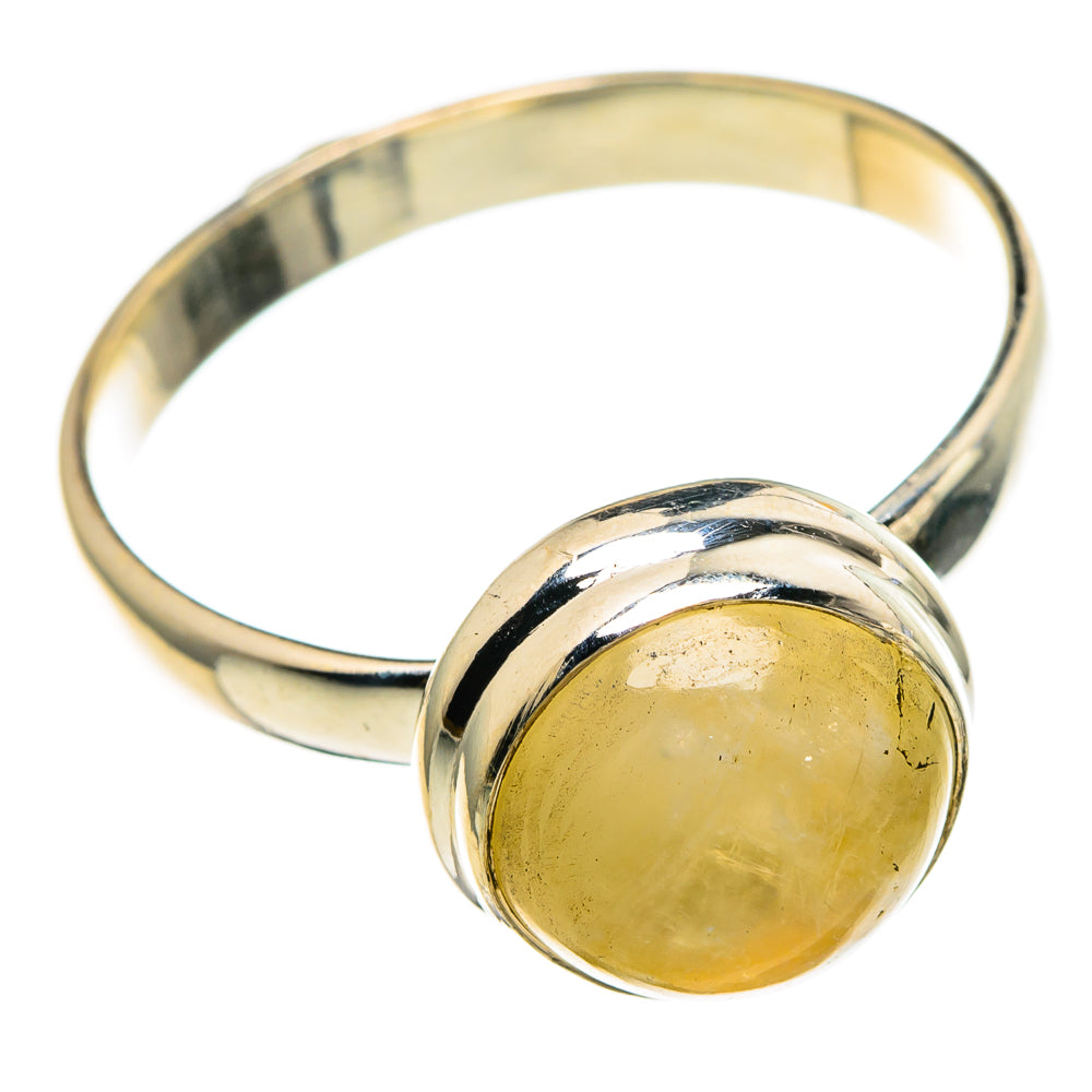 Yellow Moonstone Rings handcrafted by Anasilvercos - RING85954 - Photo 2