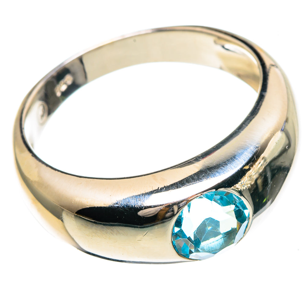 Blue Topaz Rings handcrafted by Anasilvercos - RING85955 - Photo 2