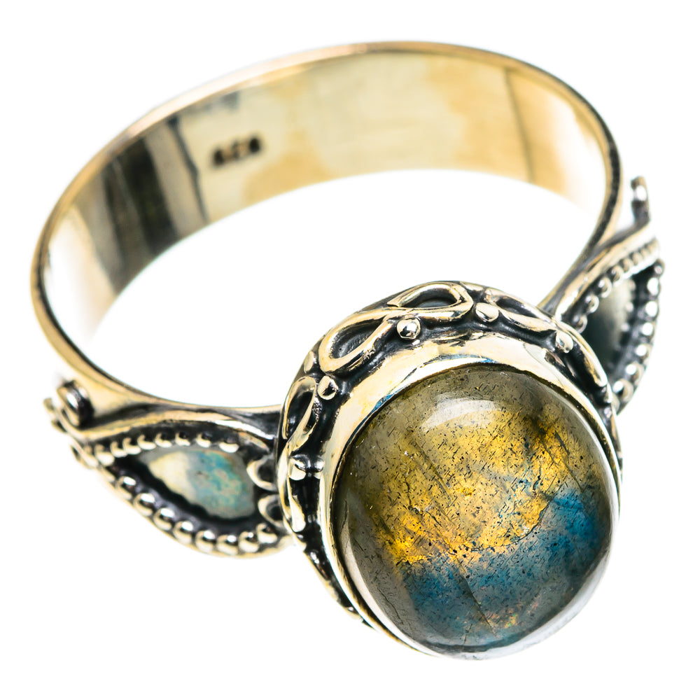 Labradorite Rings handcrafted by Anasilvercos - RING85957