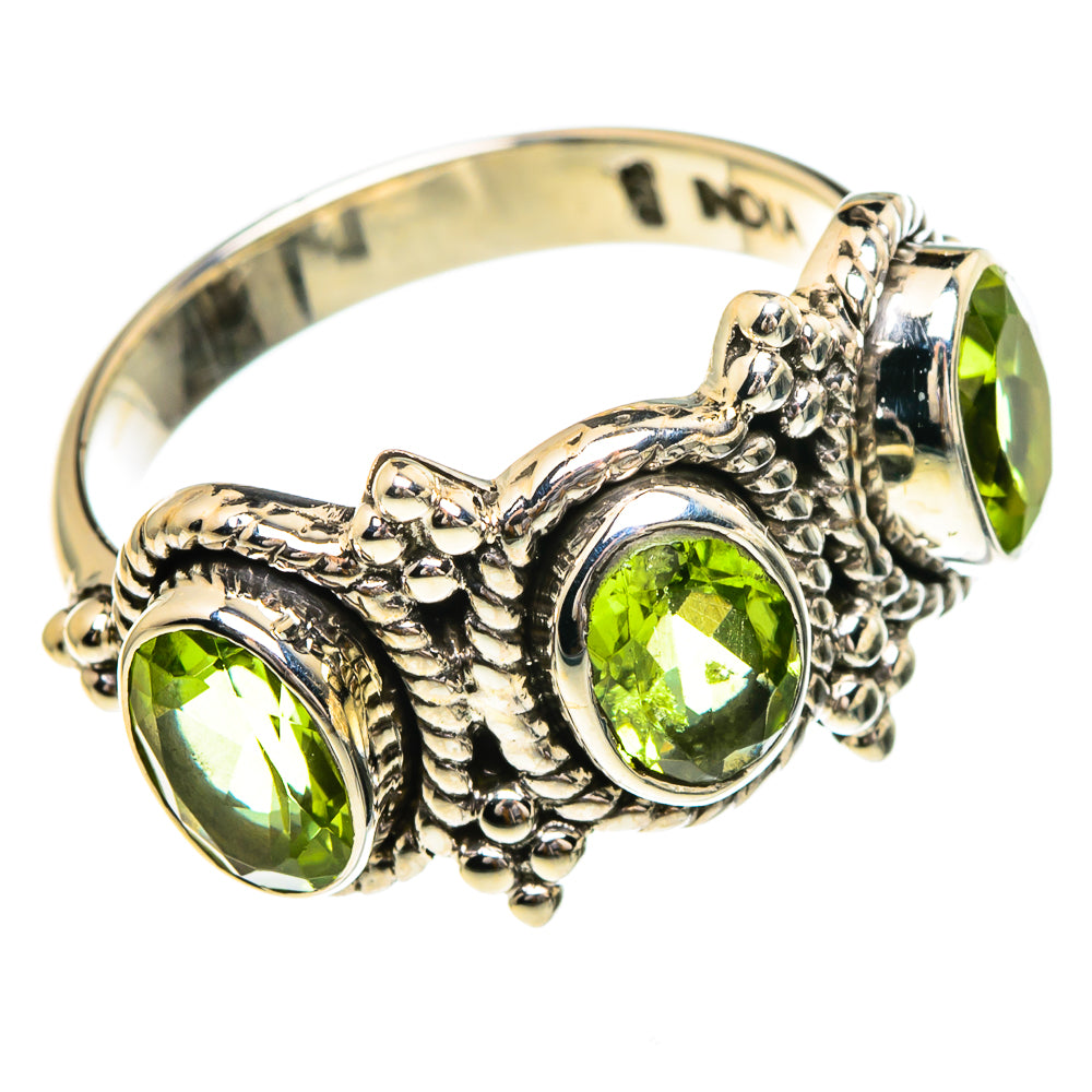 Peridot Rings handcrafted by Anasilvercos - RING85963
