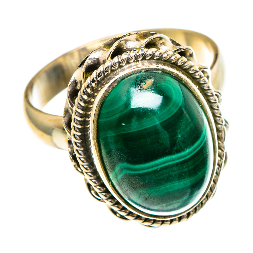 Malachite Rings handcrafted by Anasilvercos - RING85966