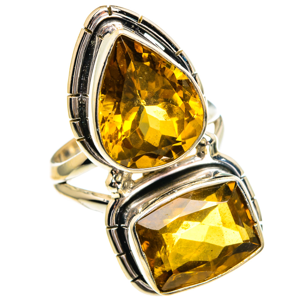 Mandarin Citrine Rings handcrafted by Anasilvercos - RING85972