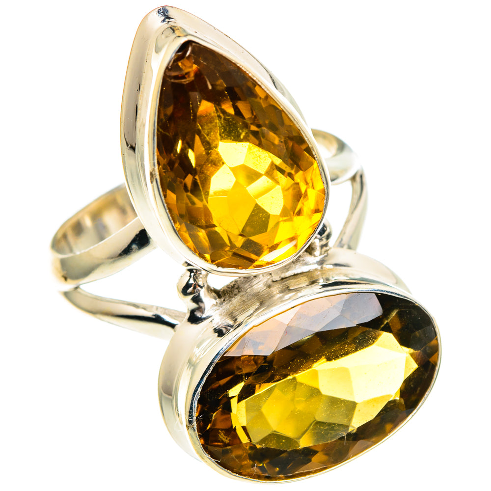 Mandarin Citrine Rings handcrafted by Anasilvercos - RING85974