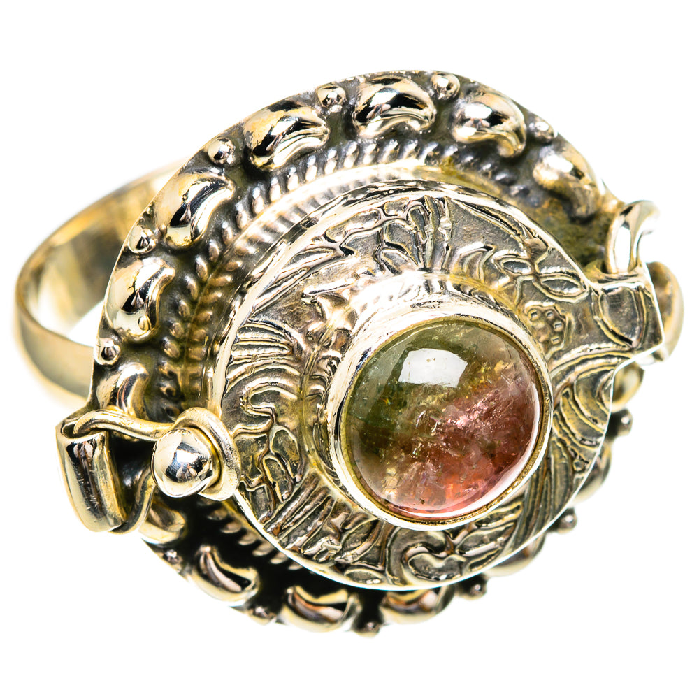 Watermelon Tourmaline Rings handcrafted by Anasilvercos - RING85975