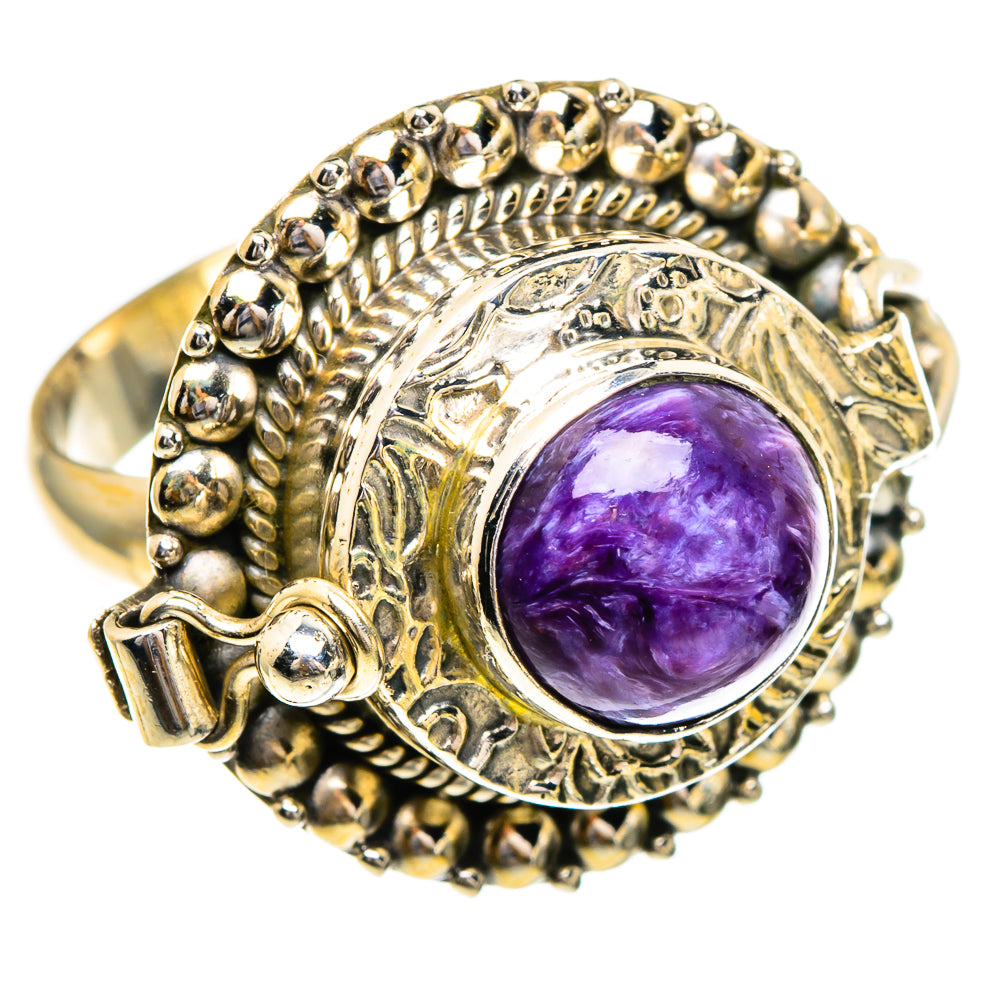 Charoite Rings handcrafted by Anasilvercos - RING85978