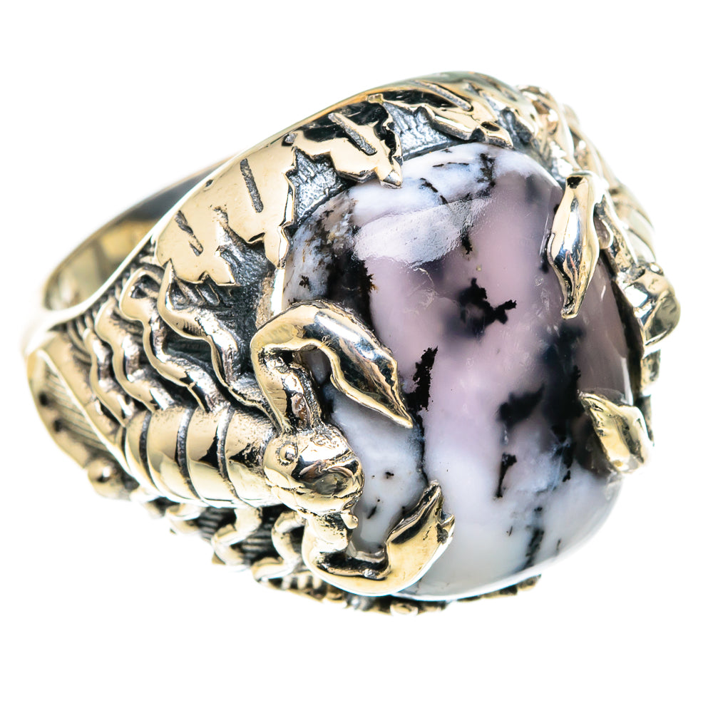 Dendritic Opal Rings handcrafted by Anasilvercos - RING85981