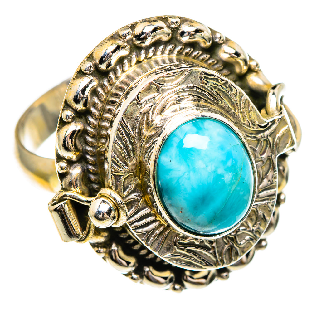 Larimar Rings handcrafted by Anasilvercos - RING85995