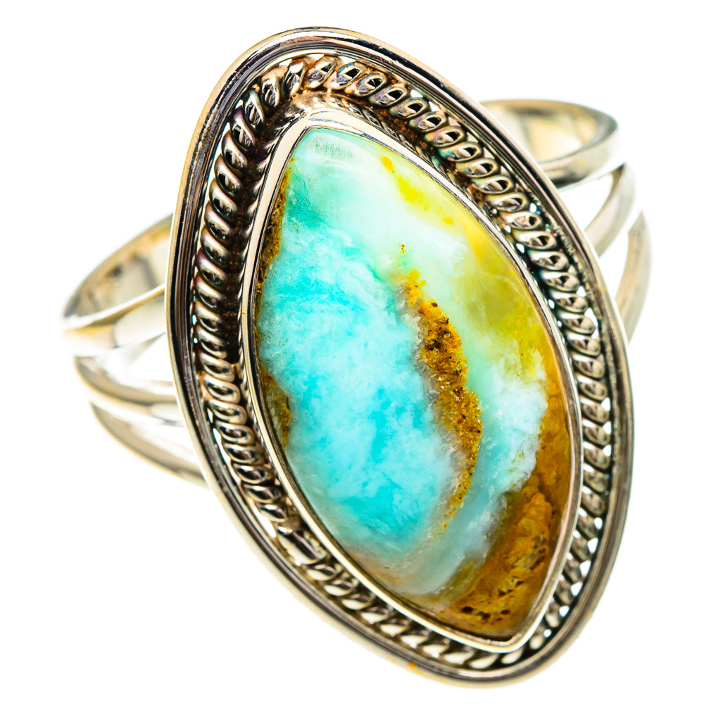 Peruvian Opal Rings handcrafted by Anasilvercos - RING85997
