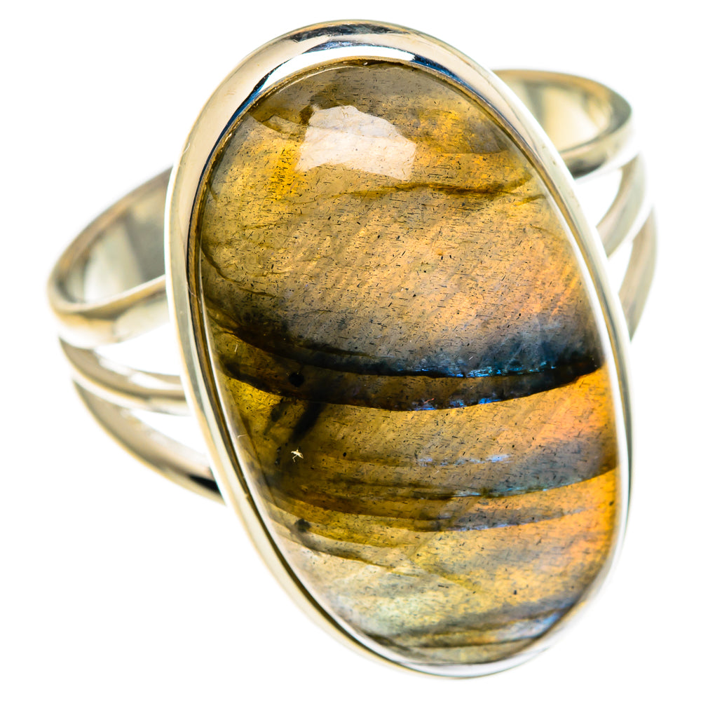 Labradorite Rings handcrafted by Anasilvercos - RING86025