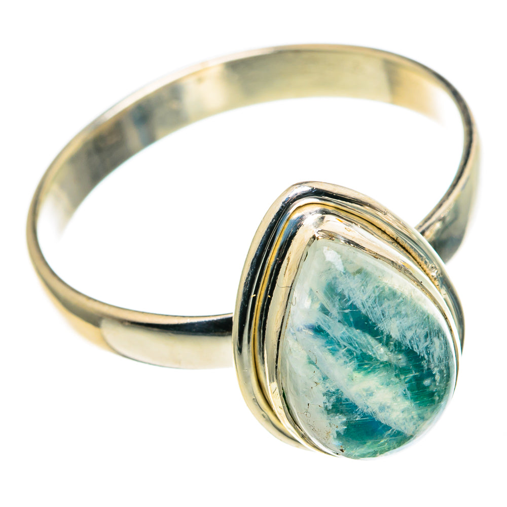 Green Moonstone Rings handcrafted by Anasilvercos - RING86051