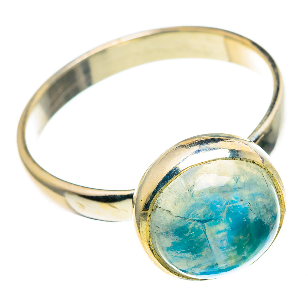 Green Moonstone Rings handcrafted by Anasilvercos - RING86052