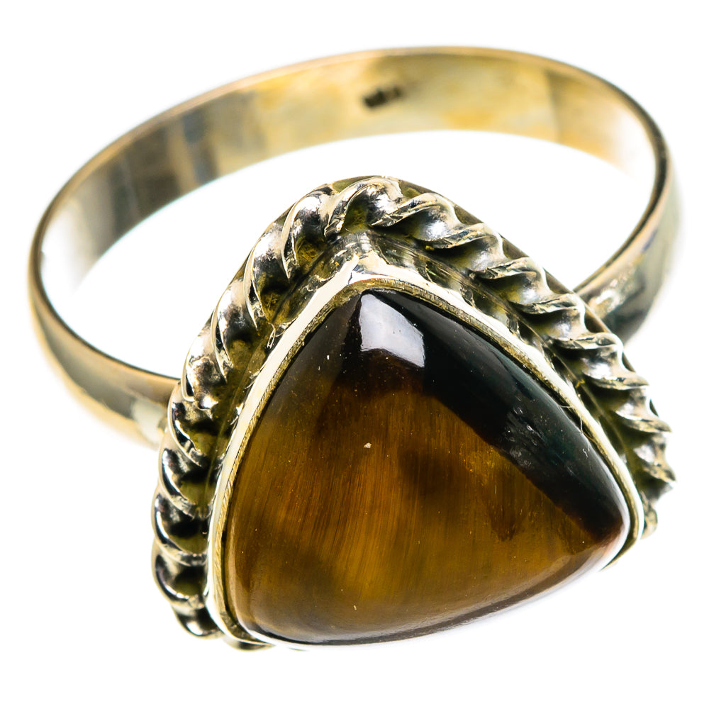 Tiger Eye Rings handcrafted by Anasilvercos - RING86061