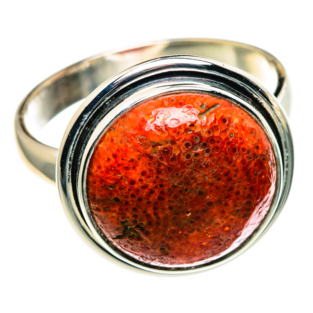 Sponge Coral Rings handcrafted by Anasilvercos - RING86063