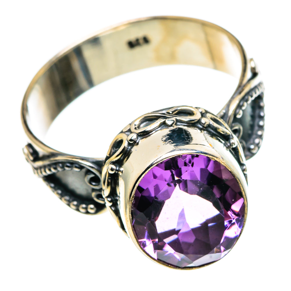 Amethyst Rings handcrafted by Anasilvercos - RING86071