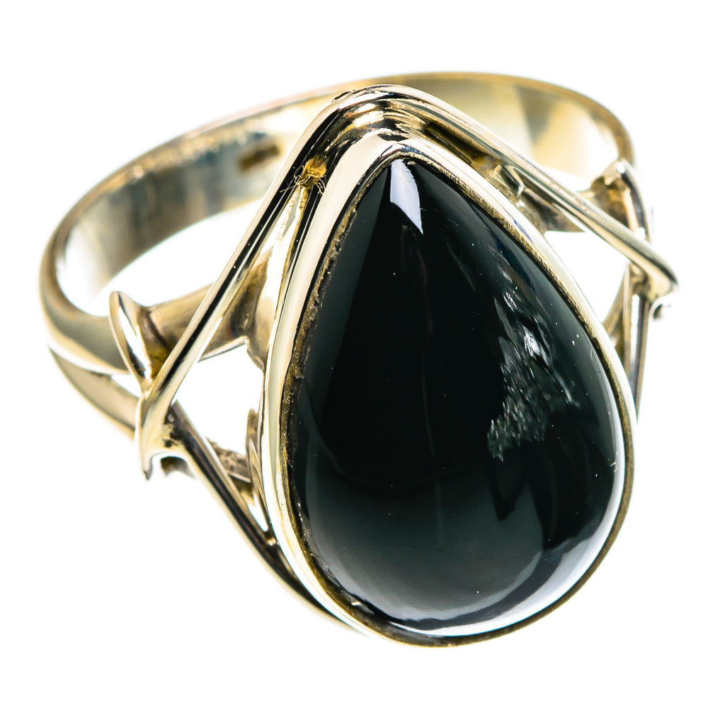 Black Onyx Rings handcrafted by Anasilvercos - RING86076