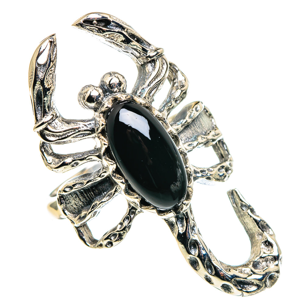 Black Onyx Rings handcrafted by Anasilvercos - RING86077