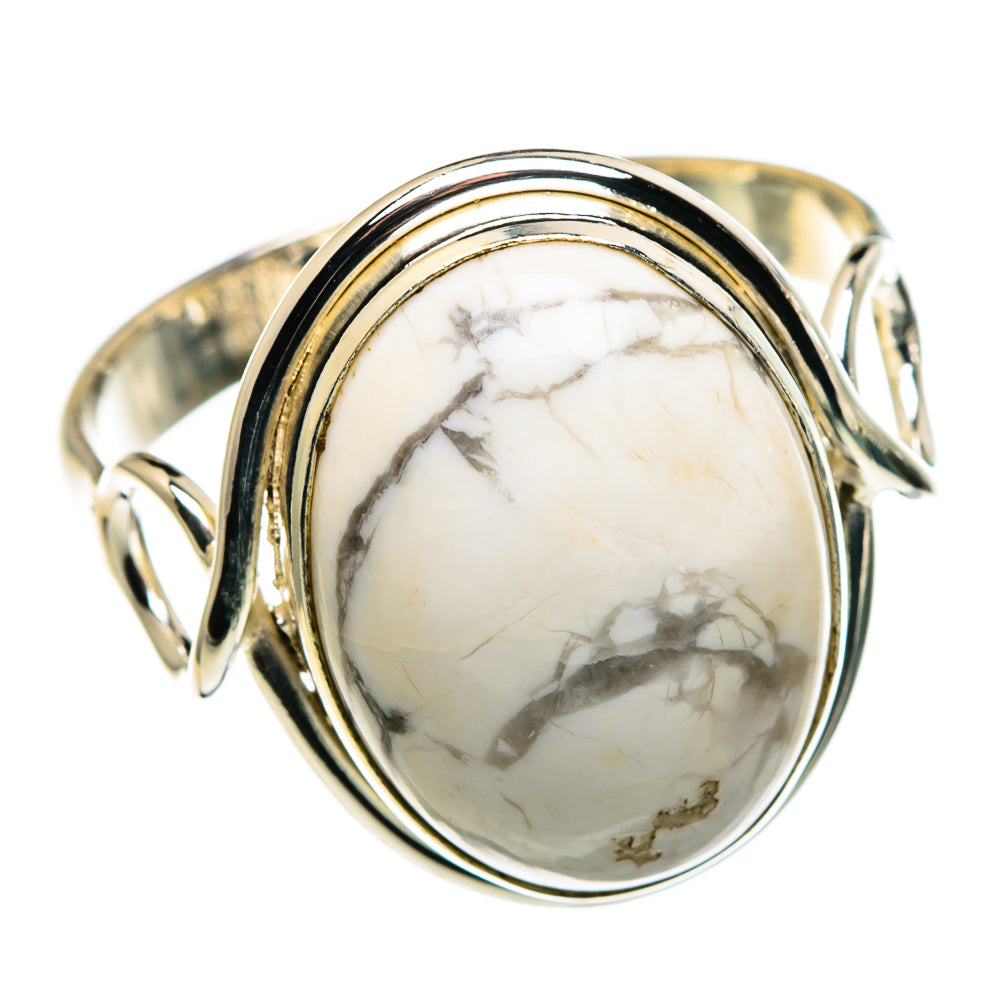 Howlite Rings handcrafted by Anasilvercos - RING86079
