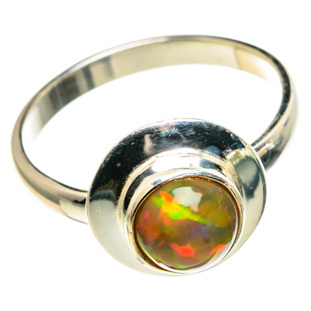 Ethiopian Opal Rings handcrafted by Anasilvercos - RING86083