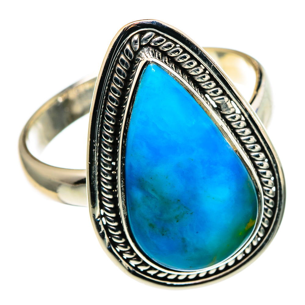 Larimar Rings handcrafted by Anasilvercos - RING86087