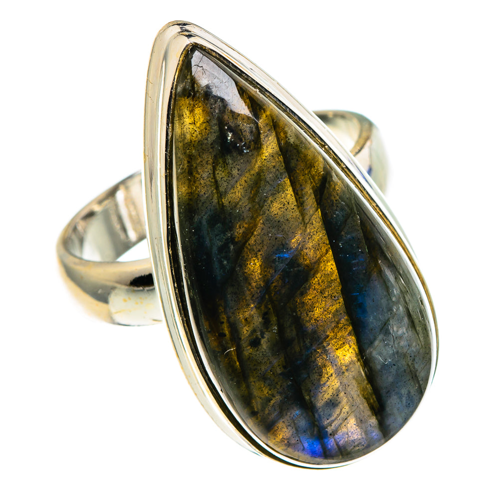 Labradorite Rings handcrafted by Anasilvercos - RING86089