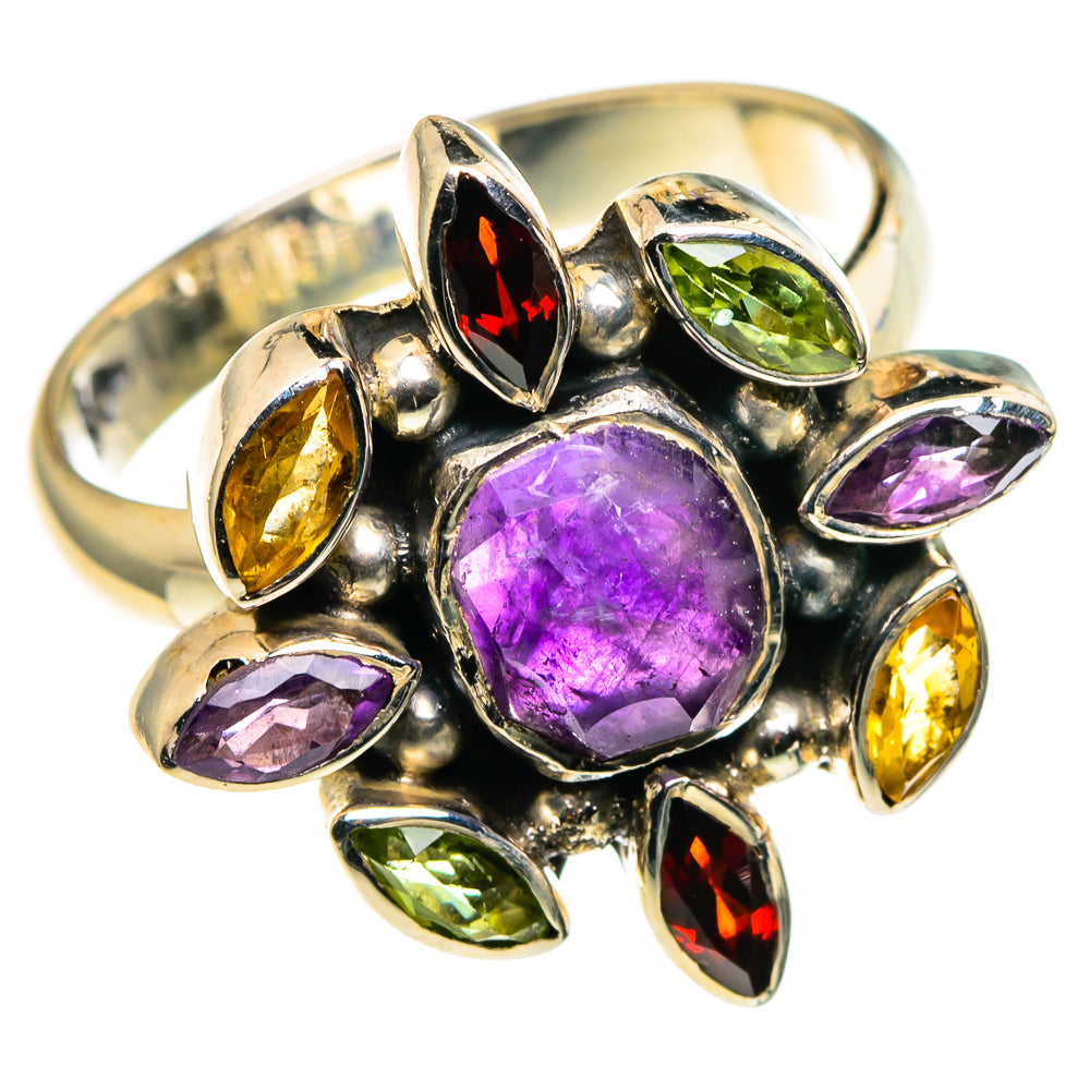 Amethyst Rings handcrafted by Anasilvercos - RING86122