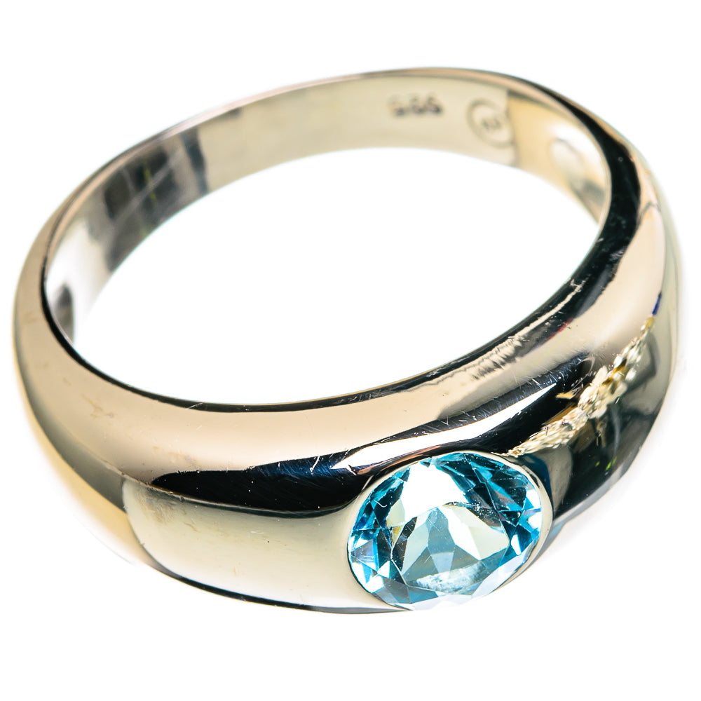 Blue Topaz Rings handcrafted by Anasilvercos - RING86129 - Photo 2