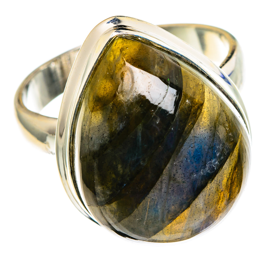 Labradorite Rings handcrafted by Anasilvercos - RING86131