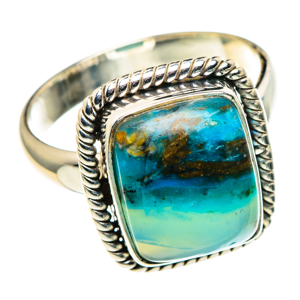 Peruvian Opal Rings handcrafted by Anasilvercos - RING86132