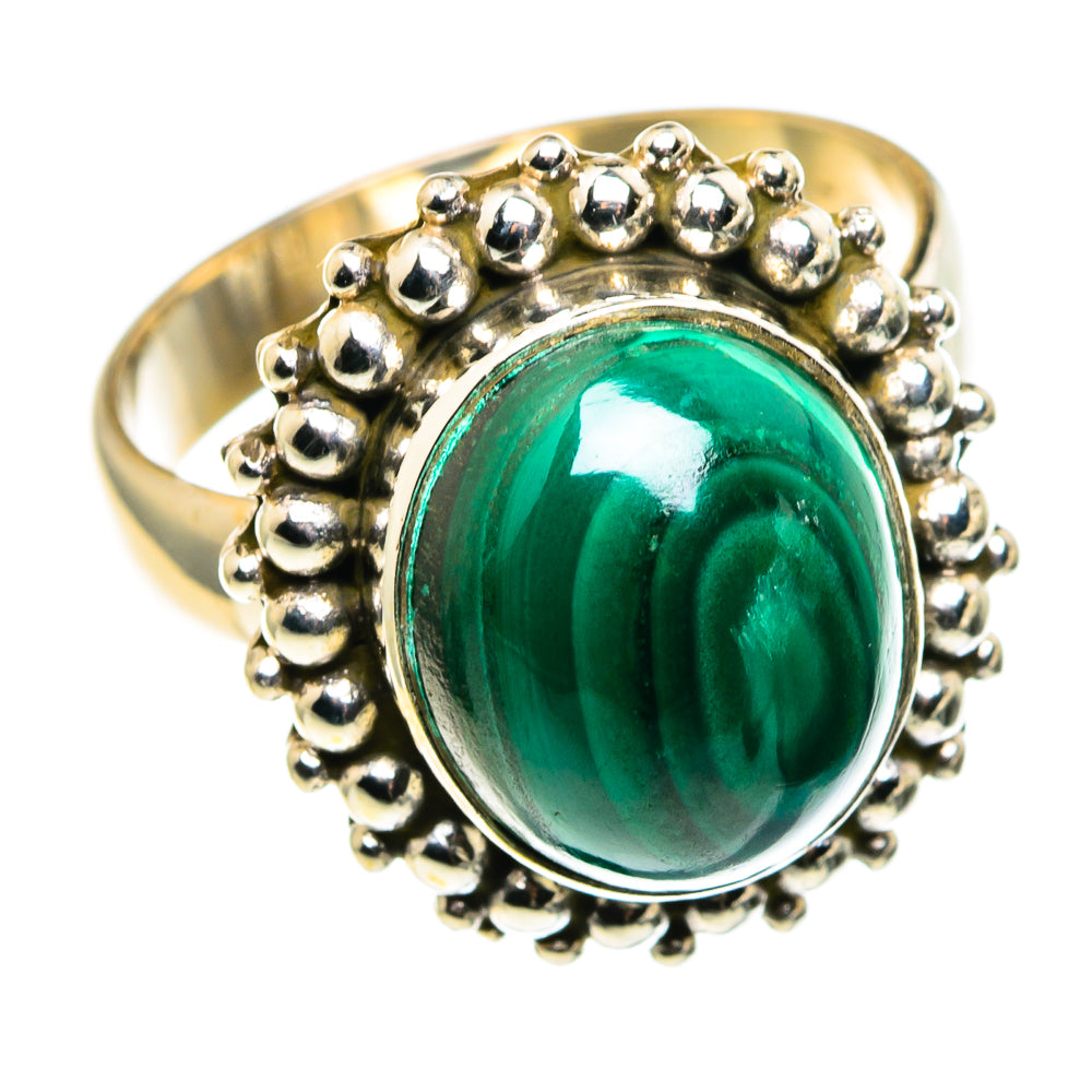 Malachite Rings handcrafted by Anasilvercos - RING86134