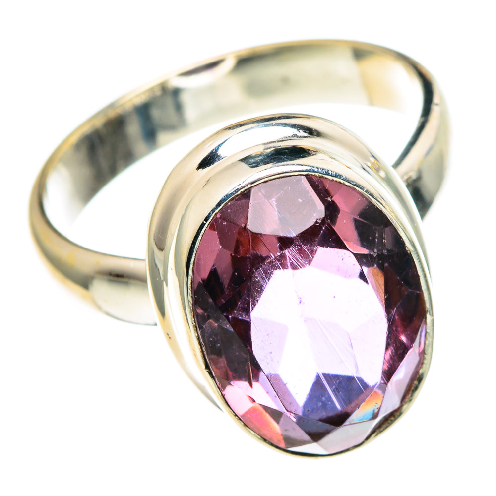 Color Change Alexandrite (lab.) Rings handcrafted by Anasilvercos - RING86158