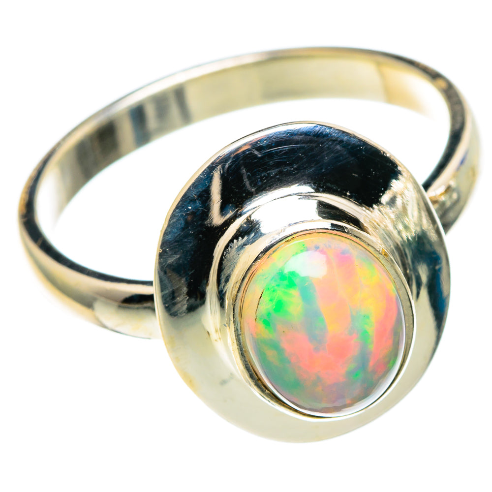 Ethiopian Opal Rings handcrafted by Anasilvercos - RING86165