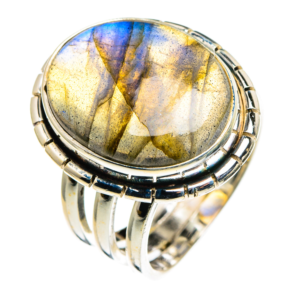 Labradorite Rings handcrafted by Anasilvercos - RING86170