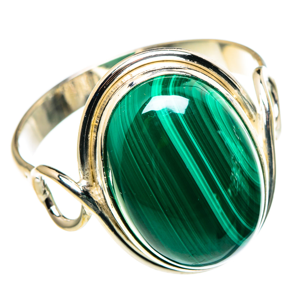 Malachite Rings handcrafted by Anasilvercos - RING86175
