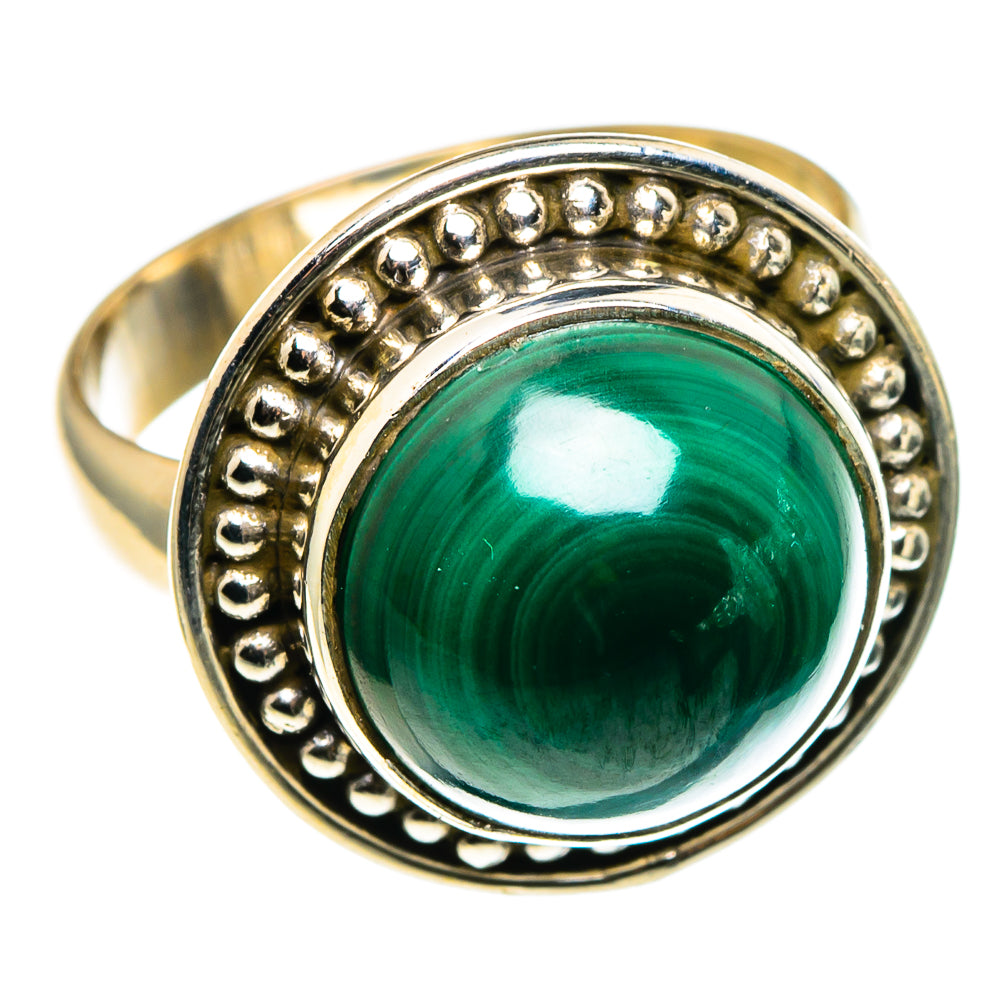 Malachite Rings handcrafted by Anasilvercos - RING86177