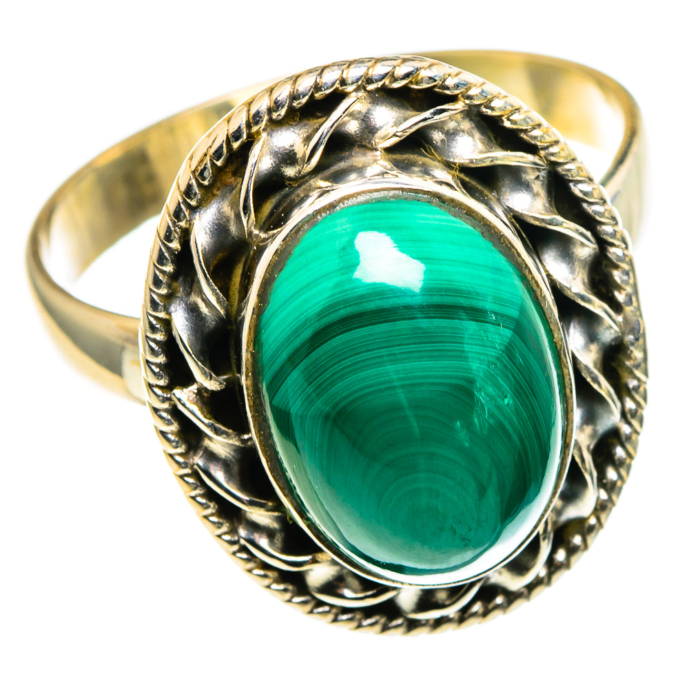 Malachite Rings handcrafted by Anasilvercos - RING86179