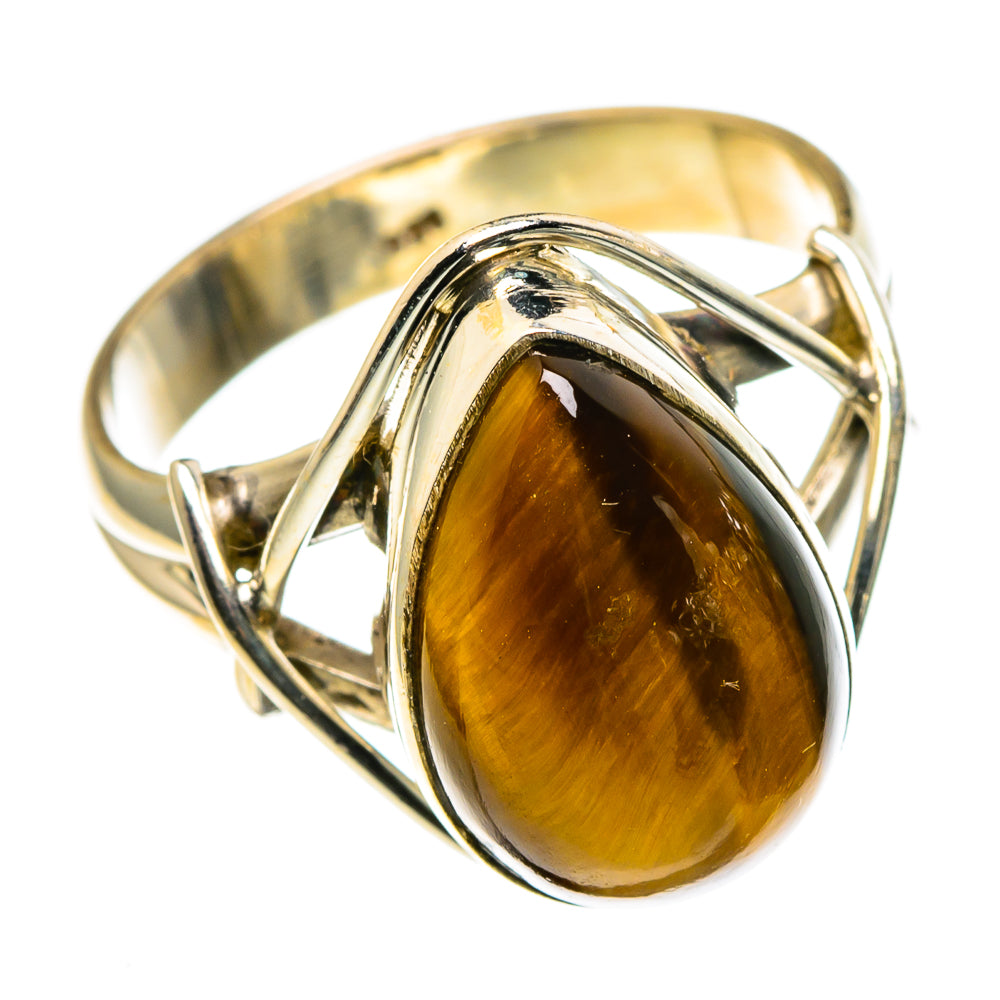 Tiger Eye Rings handcrafted by Anasilvercos - RING86184