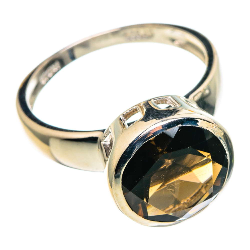 Smoky Quartz Rings handcrafted by Anasilvercos - RING86186