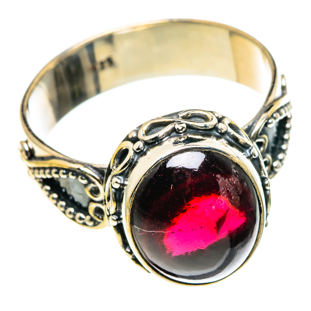 Garnet Rings handcrafted by Anasilvercos - RING86193