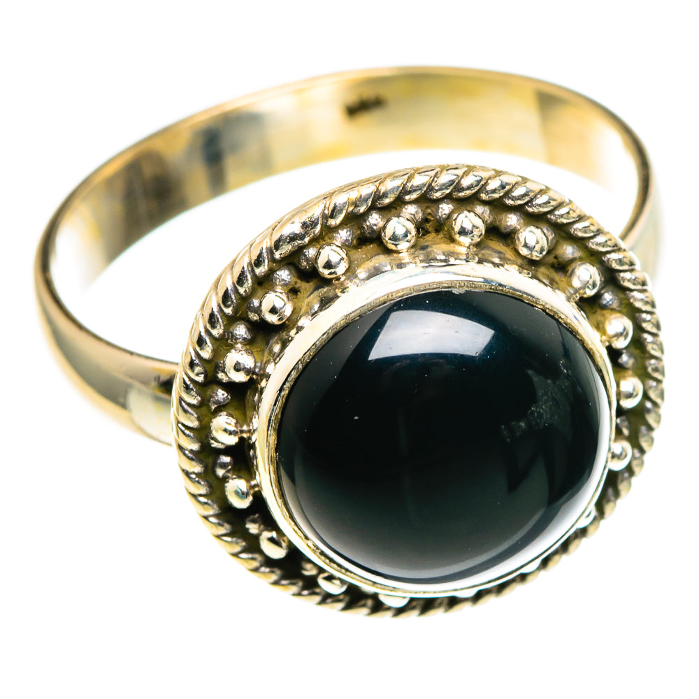 Black Onyx Rings handcrafted by Anasilvercos - RING86200