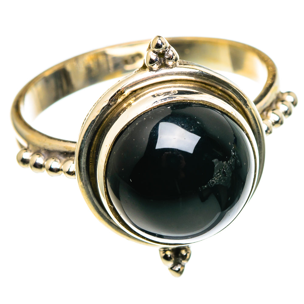 Black Onyx Rings handcrafted by Anasilvercos - RING86201